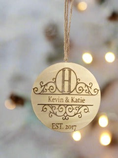Monogram Bung Ornament