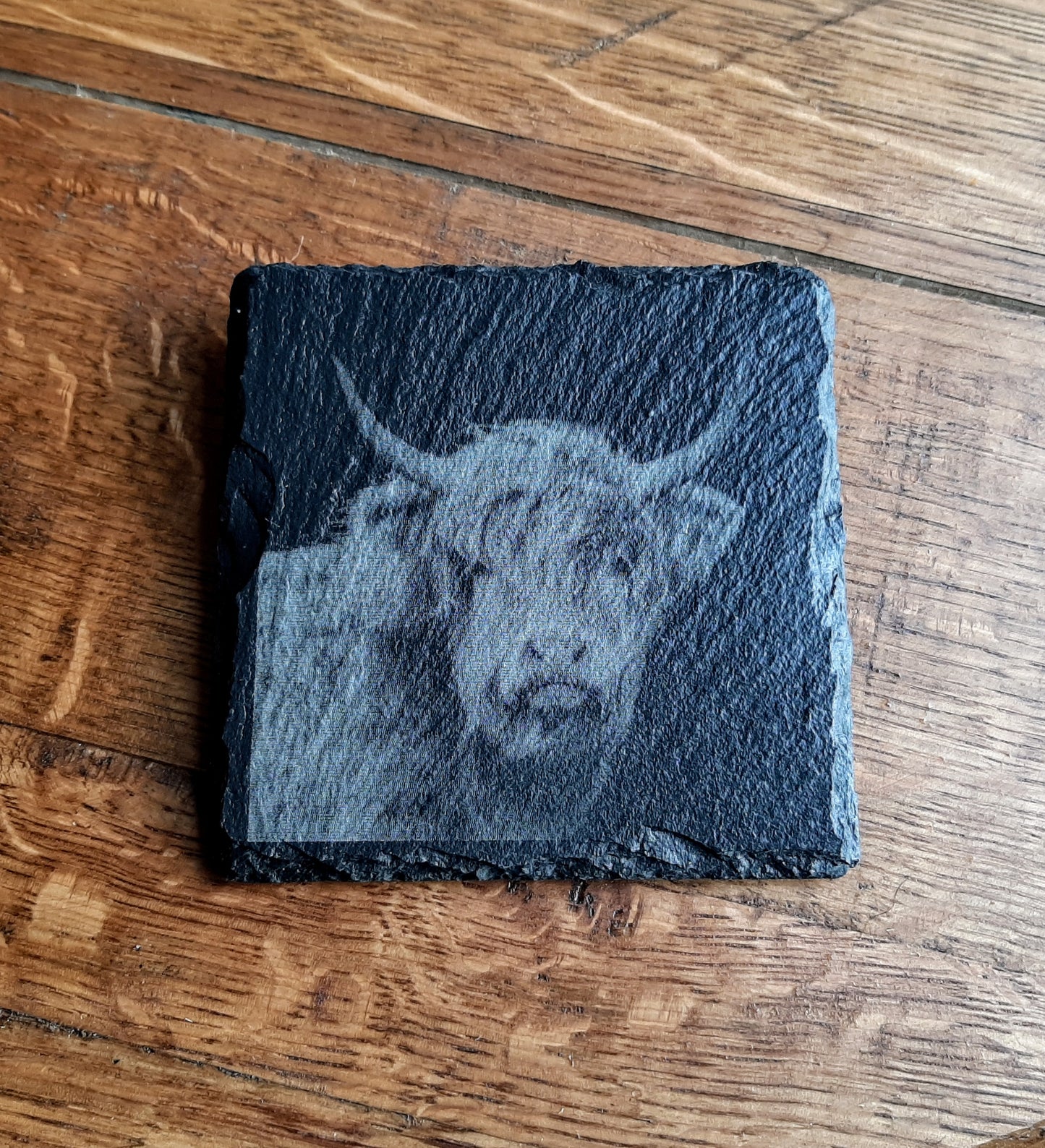 highland cow coaster (set of 4)